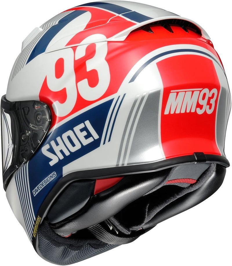 SHOEI RF-1400 MM93 Retro TC-10 Motorcycle Helmet - Medium - Image 3