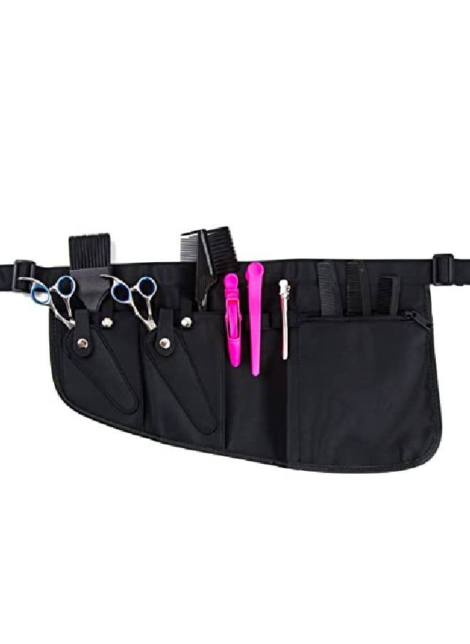 Salon Supply Co - Stylist Tool Belt Polyester Tool Pouch Belt For Salon Stylists Holds 2 Shears Shears Holder Scissor Holster For Hairdressers Shear Holster Scissors Holder - Image 1