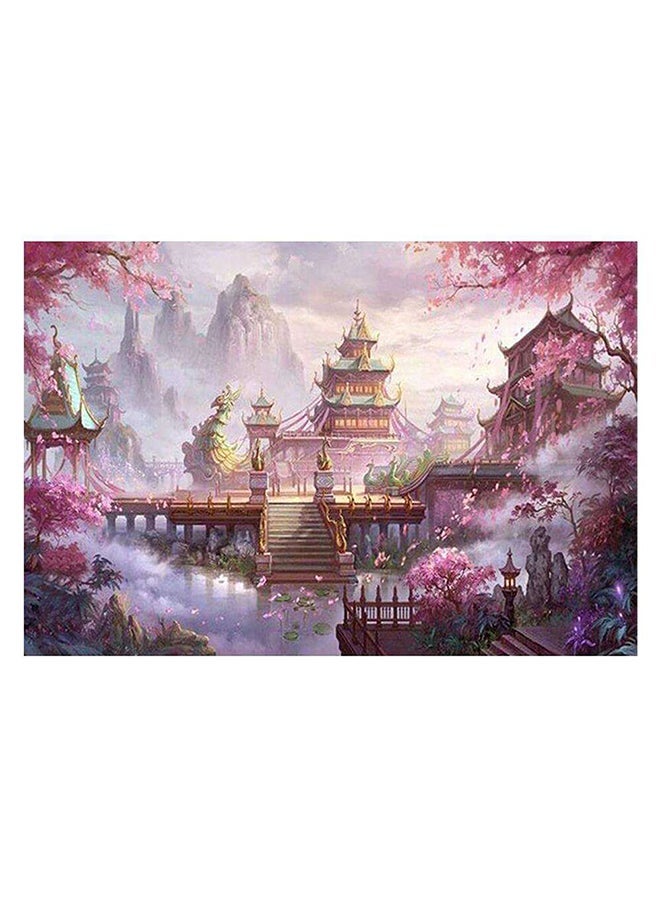 DIY 5D Crystal Diamond Painting Abstract Multicolour 30x40cm - Image 1