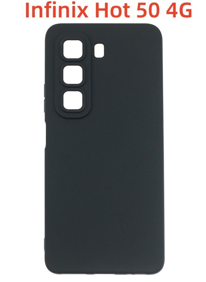 Fankalo For Infinix Hot 50 4G Mobile Phone Case Frosted Pudding Material TPU  - Image 1