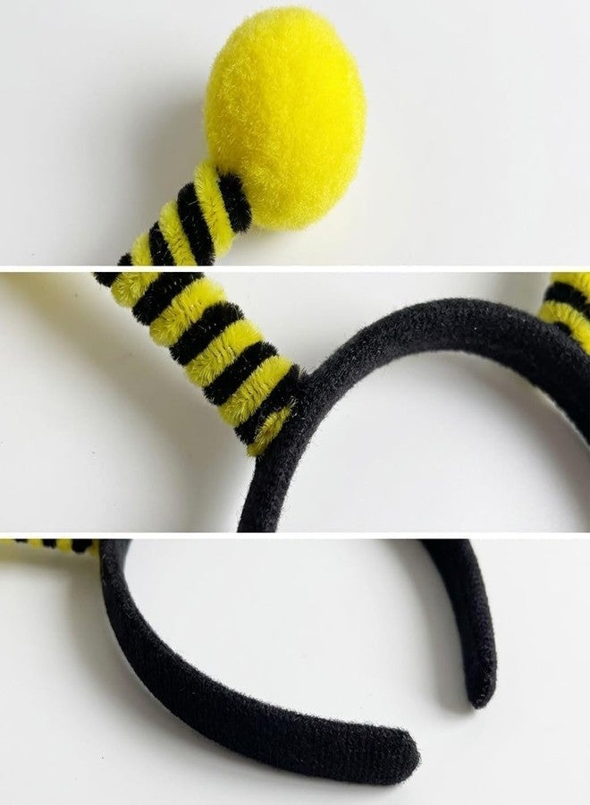 OperSeven 15Pcs Bee Tentacle Headbands Bee Hair Bands Hair Hoop for Family Halloween Christmas Party Supplies - Image 3