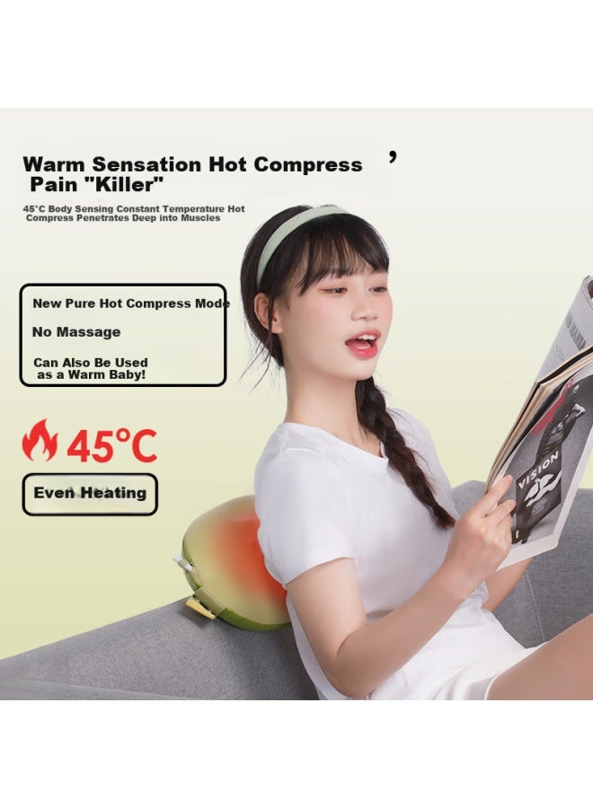 MIAOJIE Miaojie (miaojie) M7 Waist Massager Cervical Shoulder Neck Massager Lumbar Muscle Strain Pillow Heating Pad Massage Pillow Multi-functional Full Body Use Birthday Christmas Gift For Men And Women Coff  - Image 1