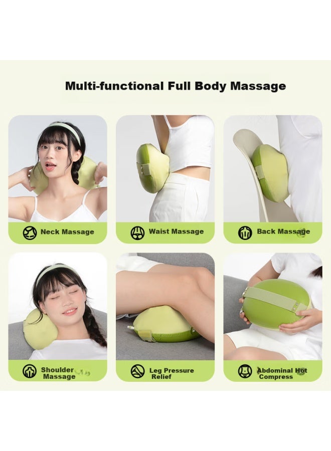 MIAOJIE Miaojie (miaojie) M7 Waist Massager Cervical Shoulder Neck Massager Lumbar Muscle Strain Pillow Heating Pad Massage Pillow Multi-functional Full Body Use Birthday Christmas Gift For Men And Women Coff  - Image 4