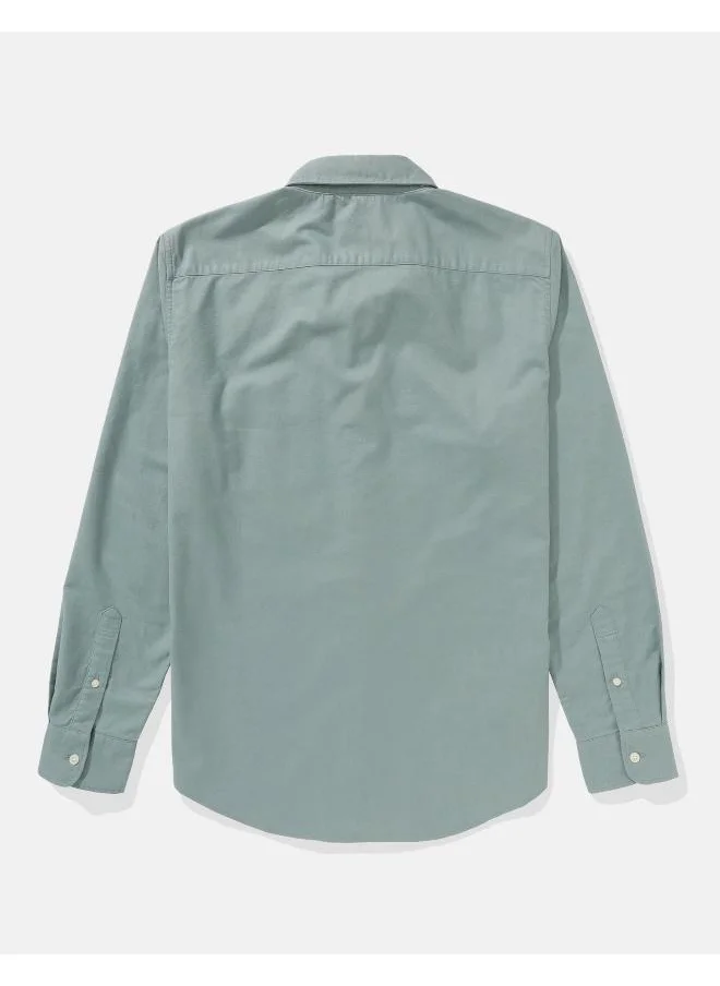 امريكان ايجل AE Slim Fit Flex Oxford Button-Up Shirt