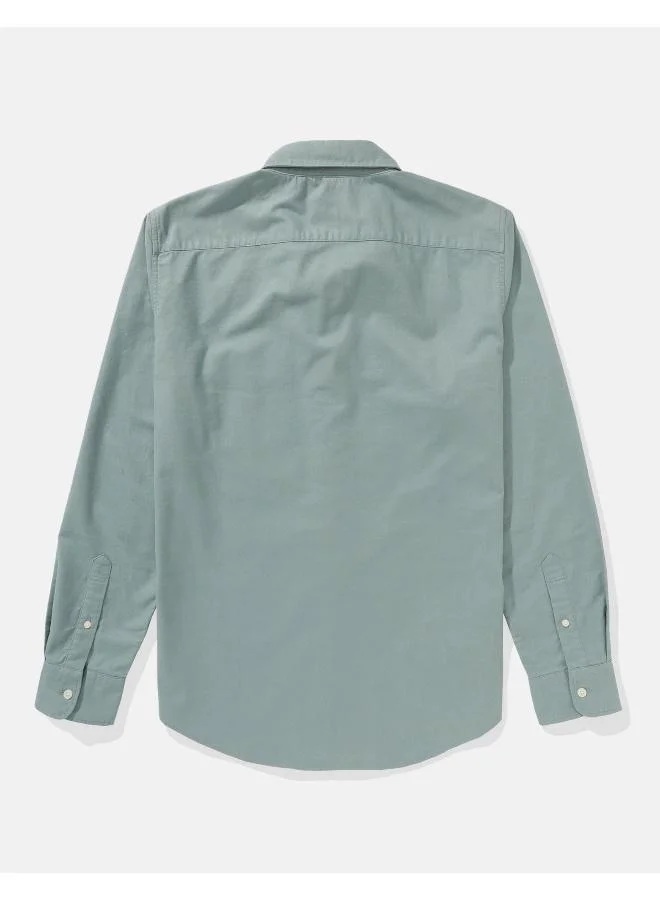 امريكان ايجل AE Slim Fit Flex Oxford Button-Up Shirt