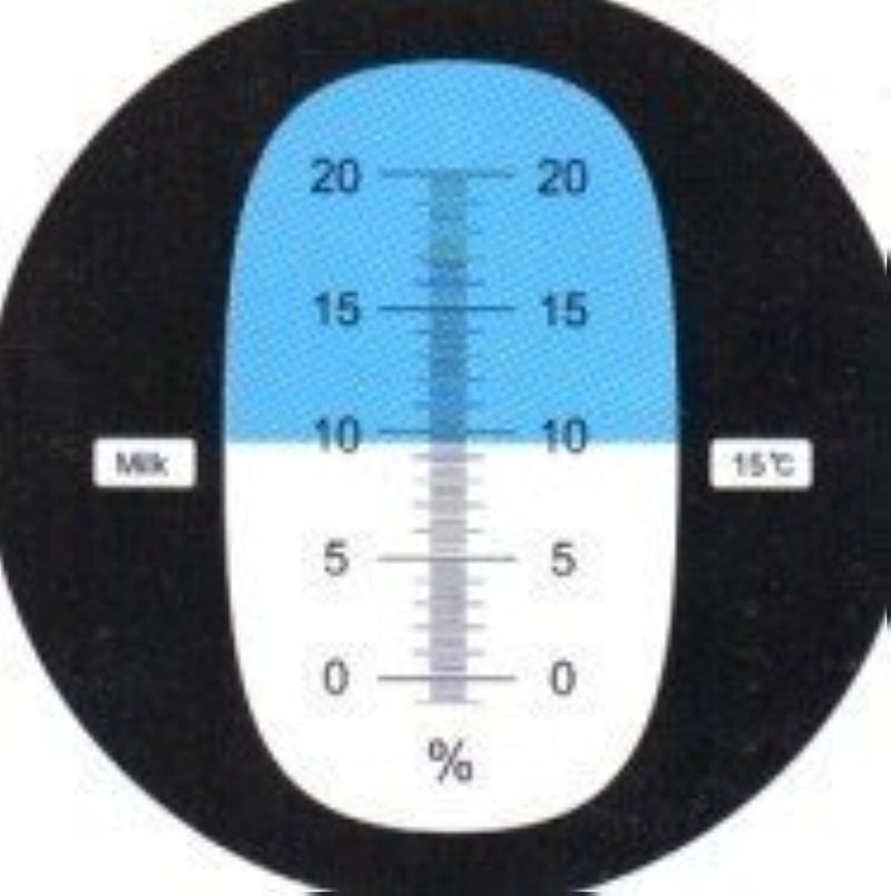 Ade Advanced Optics MILK20 Milk Concentration Refractometer Tester 0-20% Scale with Automatic Temperature Compensation - Image 3