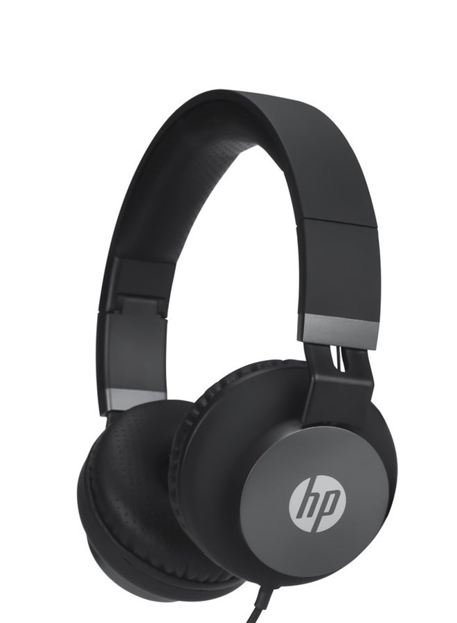 HP سماعة رأس بصوت ستيريو وتعمل بخاصية البلوتوث لون أسود. - Image 3