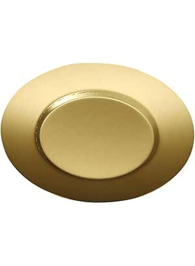 Stainless Steel Round Dinner Plate 18cm Reusable For Dessert Serving Home Kitchen BBQ - Image 1