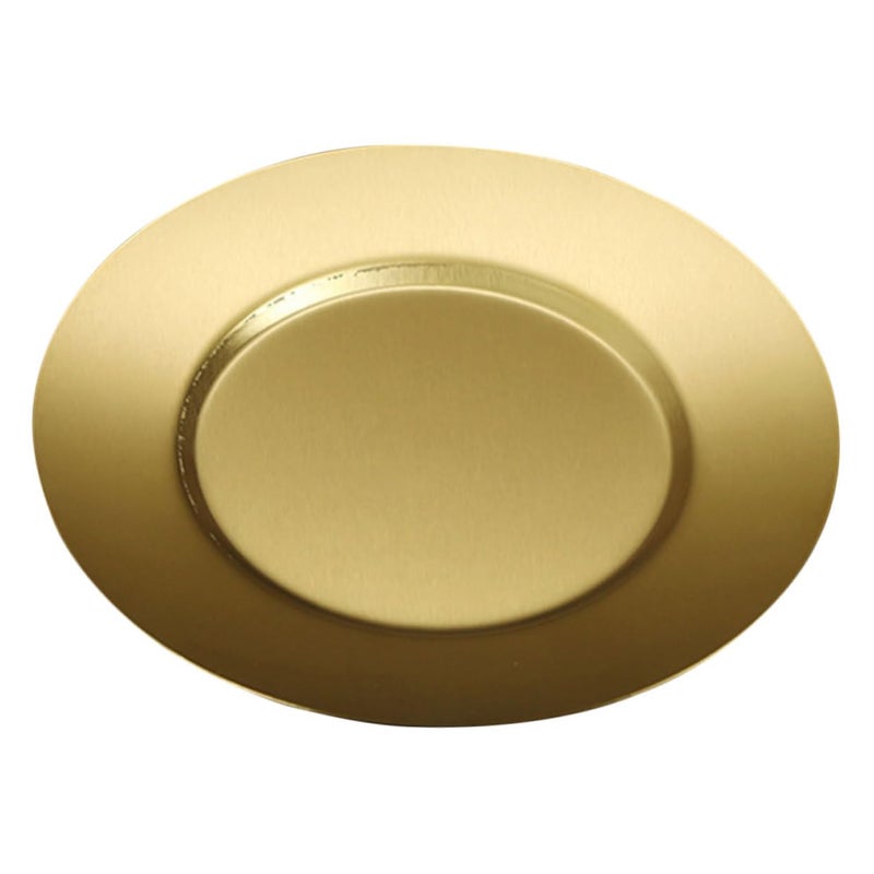 Stainless Steel Round Dinner Plate 18cm Reusable For Dessert Serving Home Kitchen BBQ - Image 2