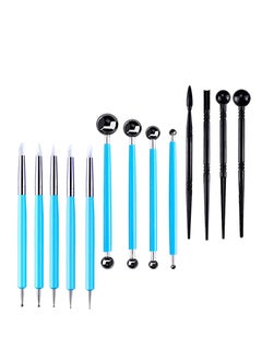 13 Pcs Polymer Clay Tools, Sculpting Kits, Dual-Ended Design Pottery Tools, Ball Stylus Dotting Tools, Ball Rod Stylus Modeling Tools for Clay, Pottery, Ceramics Artwork