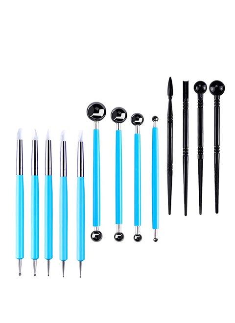 13 Pcs Polymer Clay Tools, Sculpting Kits, Dual-Ended Design Pottery Tools, Ball Stylus Dotting Tools, Ball Rod Stylus Modeling Tools for Clay, Pottery, Ceramics Artwork