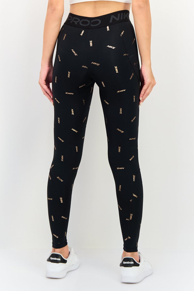 Nike  leggings تدريب ضيقة للنساء، سوداء - Image 2