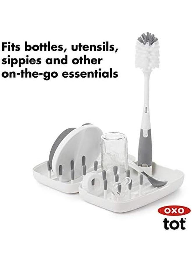 Travel Size Drying Rack With Bottle Brush Gray - pzsku/ZE4F2416DC7BCEE12E09CZ/45/_/1720582942/57f737aa-41ff-447b-92d2-6d3295b0a34d