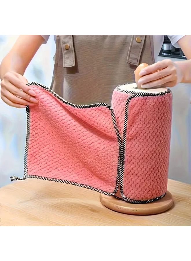 Mix Color Heavy Duty Absorbent Kitchen Towel Quick Dry Cleaning Cloth Reusable Home Restaurant Use - Image 1