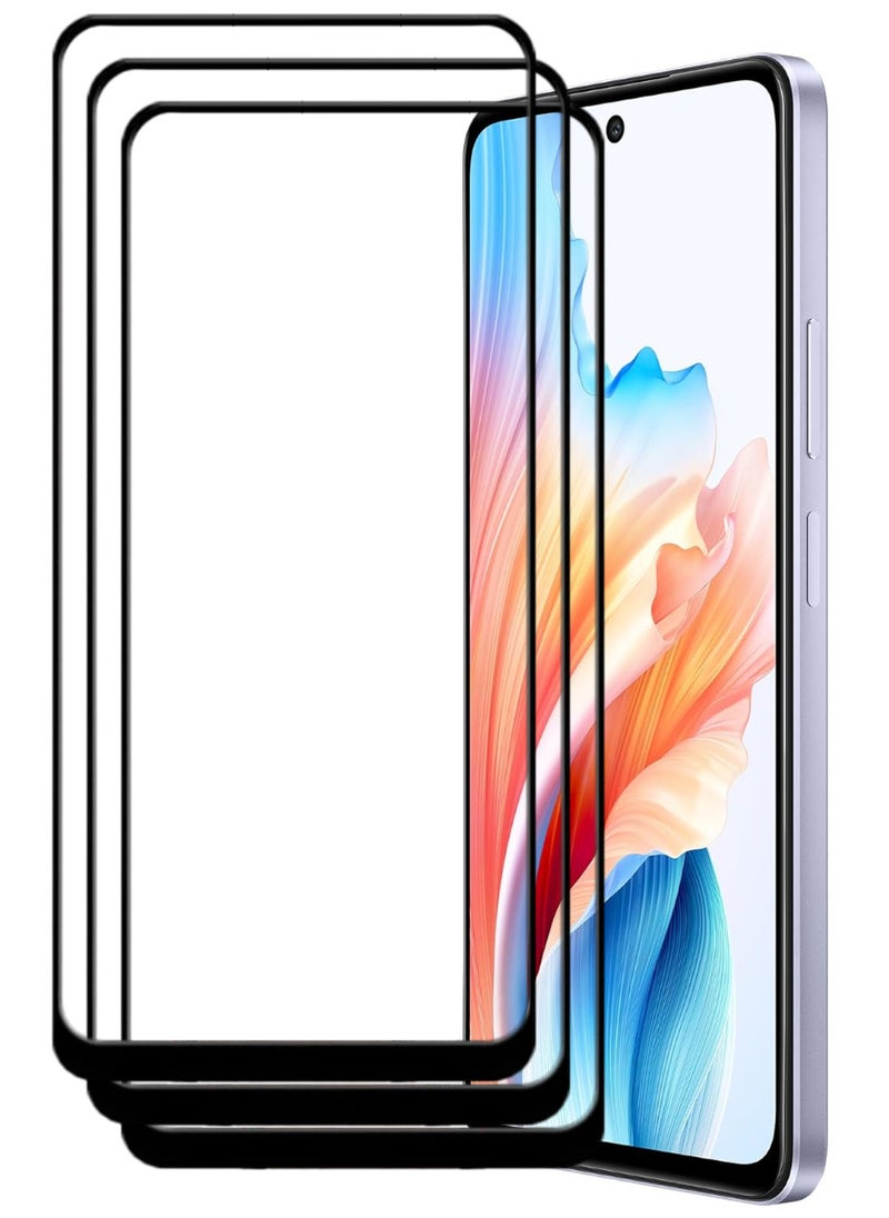 ACLIX 3 Pieces Antistatic ESD Dustproof Premium Quality High Definition Tempered Glass Screen Protector Designed For Oppo A79 - Image 1