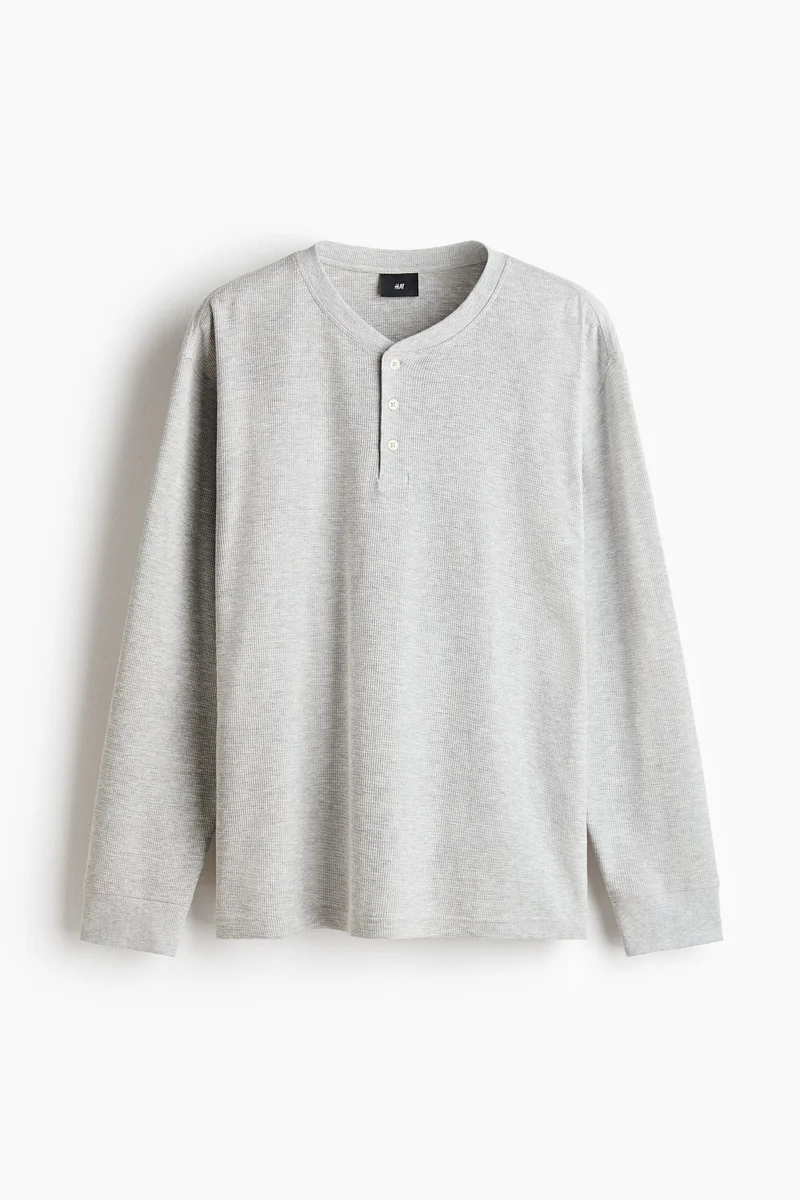 H&M  2-piece waffled loungewear set for Men | Best Price UAE