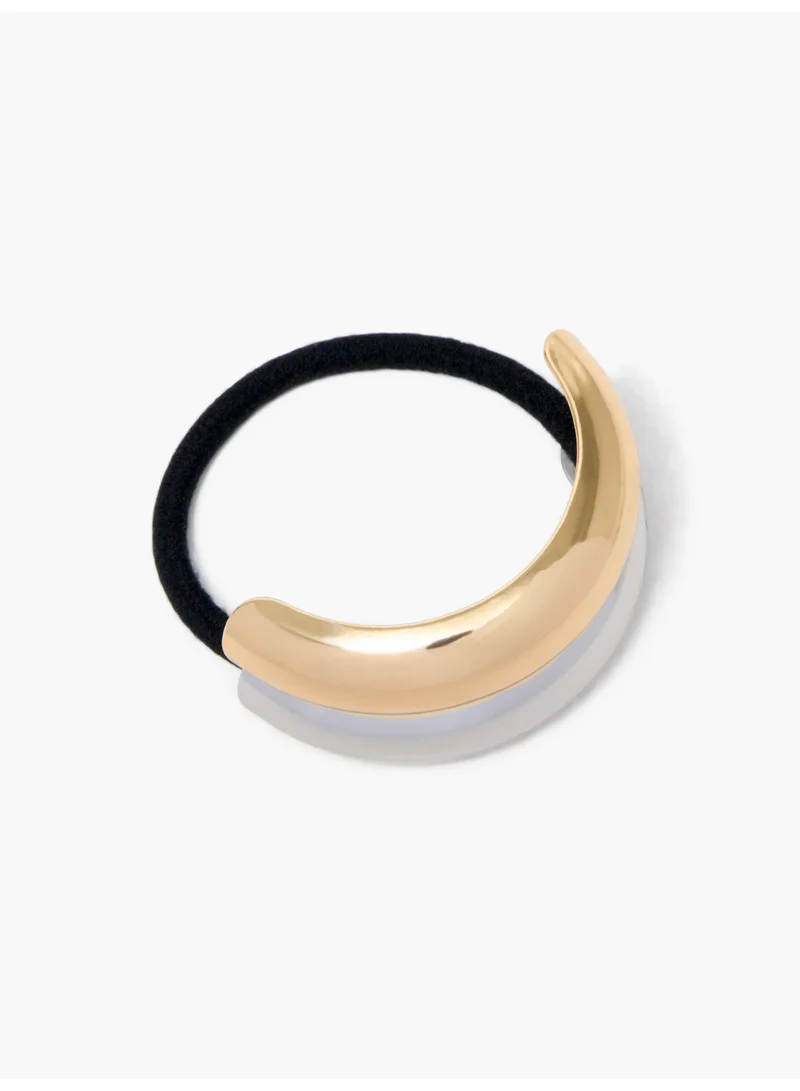 French Connection UK Two Tone Metal Hair Tie Bobble