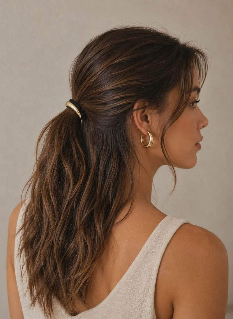 French Connection UK Gold/Silver Two Tone Metal Hair Tie Bobble for Women | Best Price UAE