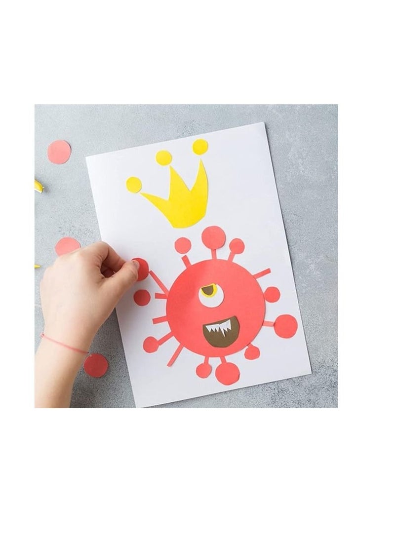 100 Sheets Colored Paper, A4 80gsm Color Paper sheets for Decorating Drawing Origami DIY Arts and Crafts - 10 Assorted Colors, 29.7 cm x 21 cm - Image 4