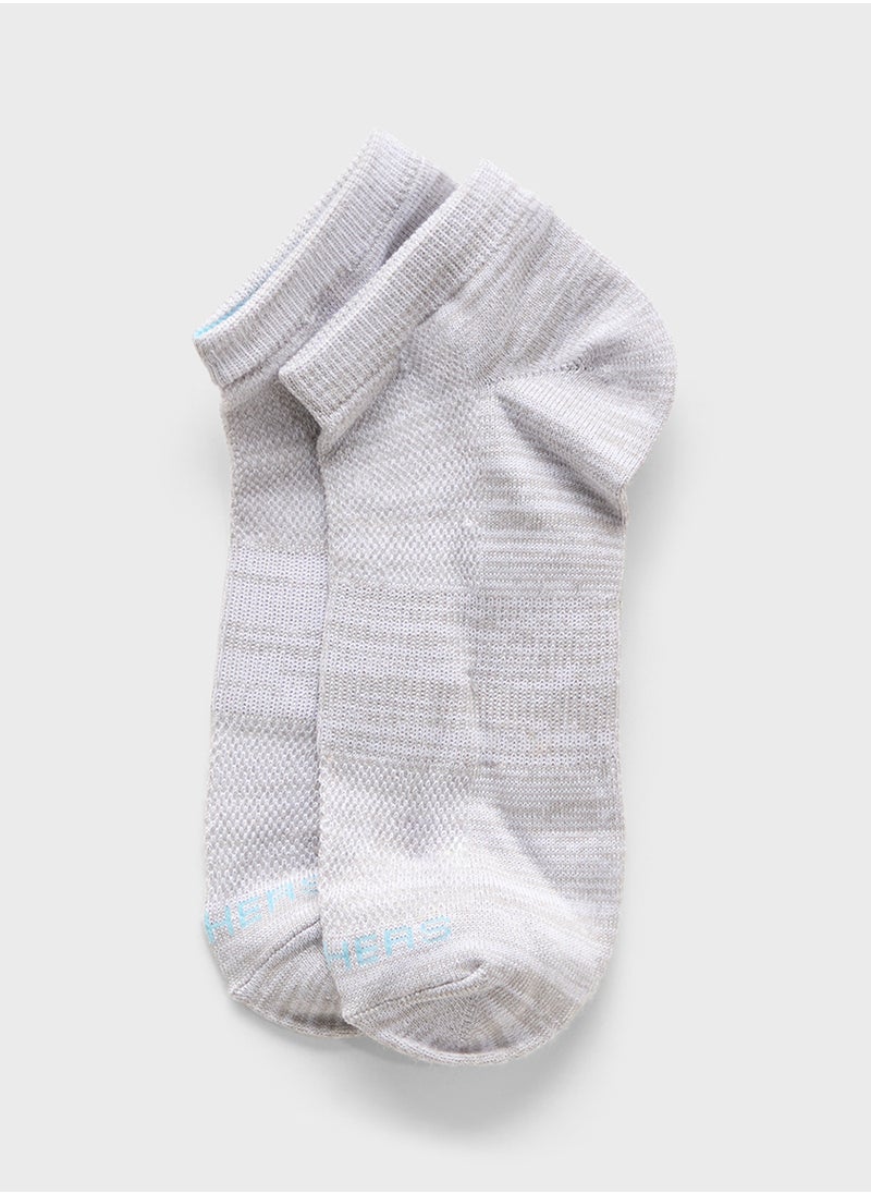 SKECHERS 5 Pack Non Terry No Show Socks  - Image 4