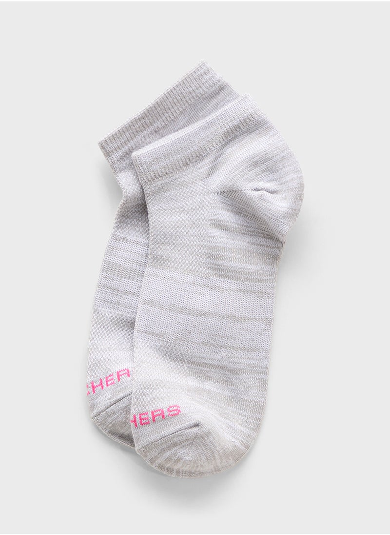 SKECHERS 5 Pack Non Terry No Show Socks  - Image 5