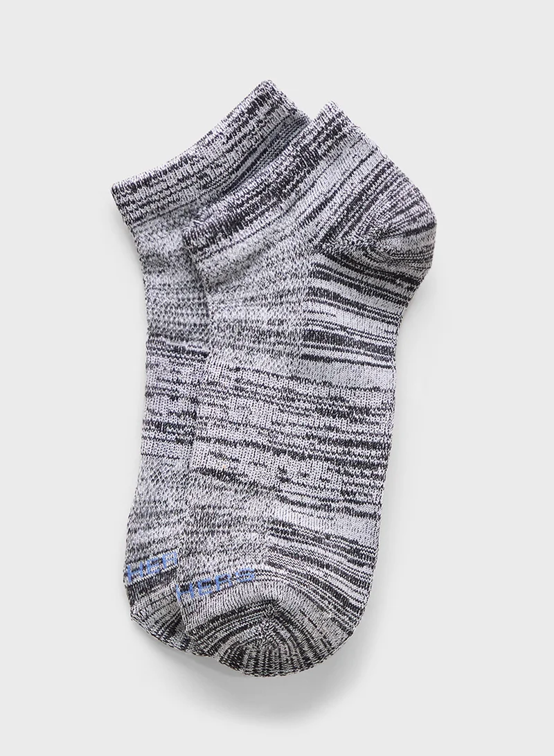 SKECHERS 5 Pack Non Terry No Show Socks