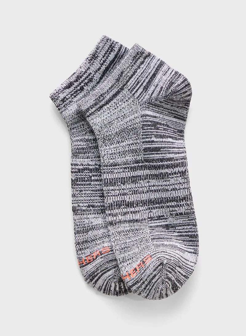 SKECHERS 5 Pack Non Terry No Show Socks