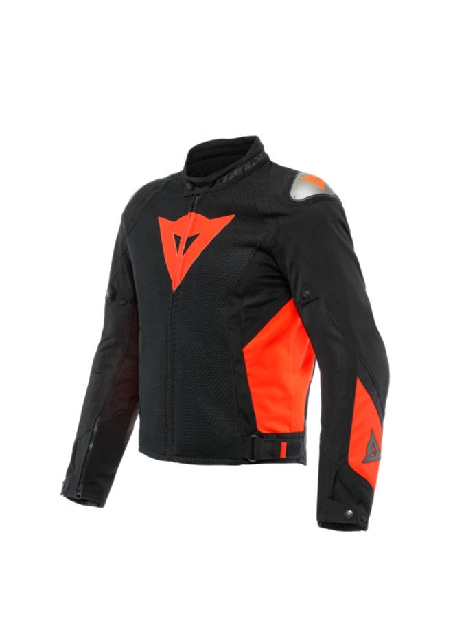Dainese DAINESE ENERGYCA AIR TEX JACKET BLACK/FLUO-RED Size-54  - Image 1