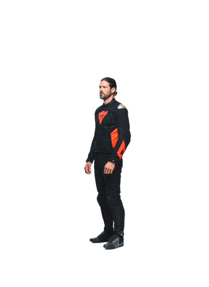 Dainese DAINESE ENERGYCA AIR TEX JACKET BLACK/FLUO-RED Size-54  - Image 3