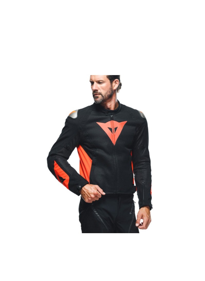 Dainese DAINESE ENERGYCA AIR TEX JACKET BLACK/FLUO-RED Size-54  - Image 4