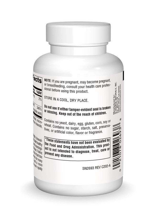 Source Naturals ميغافولينيك 800 ميكروغرام 240 قرص - Image 2