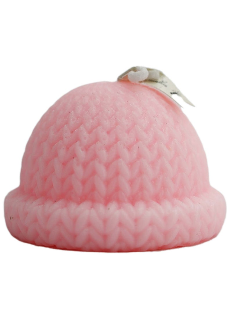 Beanie Hat Shaped Scented Candle White Peach/ Fruit Scented Candles for Home Decoration/ Cute Candles with Smell/ Aromatherapy Candles/ Candles with Smell/ Shaped Candles Scented for Decoration - Image 1