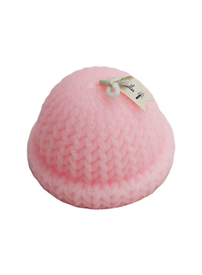 Beanie Hat Shaped Scented Candle White Peach/ Fruit Scented Candles for Home Decoration/ Cute Candles with Smell/ Aromatherapy Candles/ Candles with Smell/ Shaped Candles Scented for Decoration - Image 2