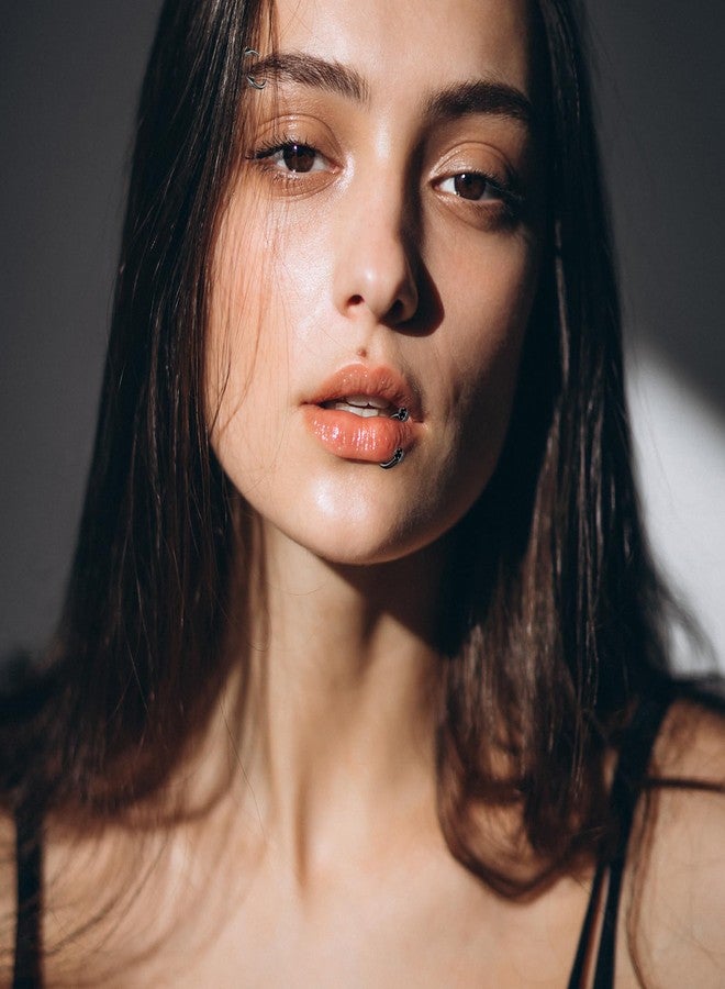 Yolev 8pcs 16G Horseshoe Rings Black Septum Ring Surgical Steel Nose Rings Hoop Septum Ring Cartilage Earrings Nose Eyebrow Tragus Helix Lip Rings Small Septum Piercing Jewelry For Women Men 6/8/10/12mm - Image 4