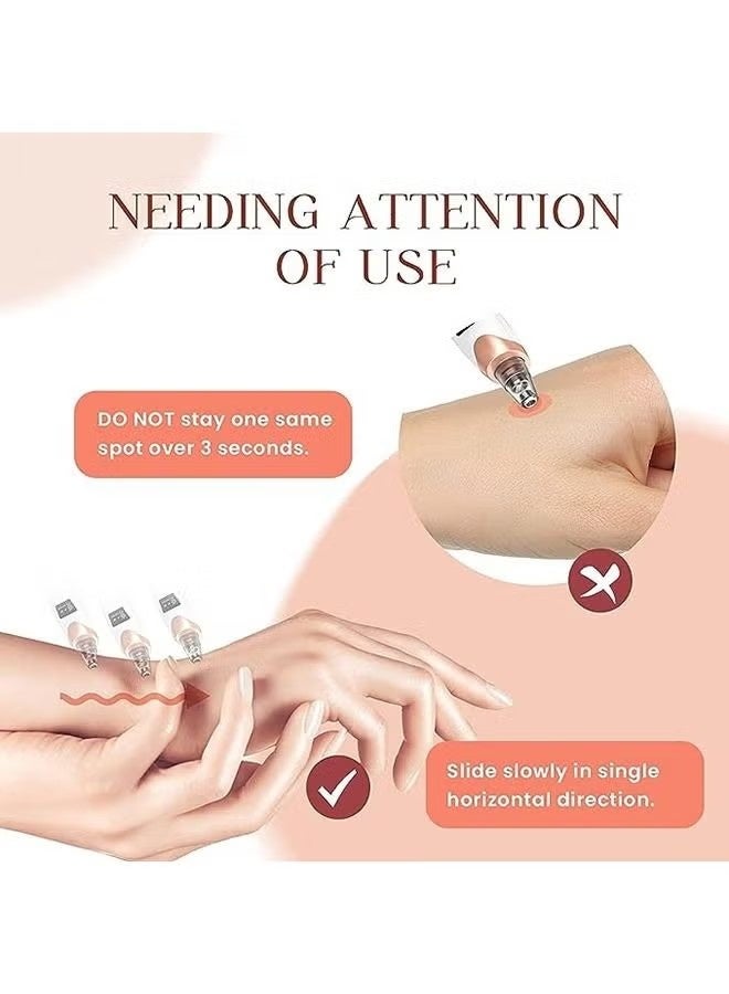 Dougez Blackhead Remover Pore Vacuum,Upgraded Facial Pore Cleaner-5 Suction Power,5 Probes,USB Rechargeable Blackhead Vacuum Kit Electric Acne Extractor Tool for Women & Men,3w - Image 3