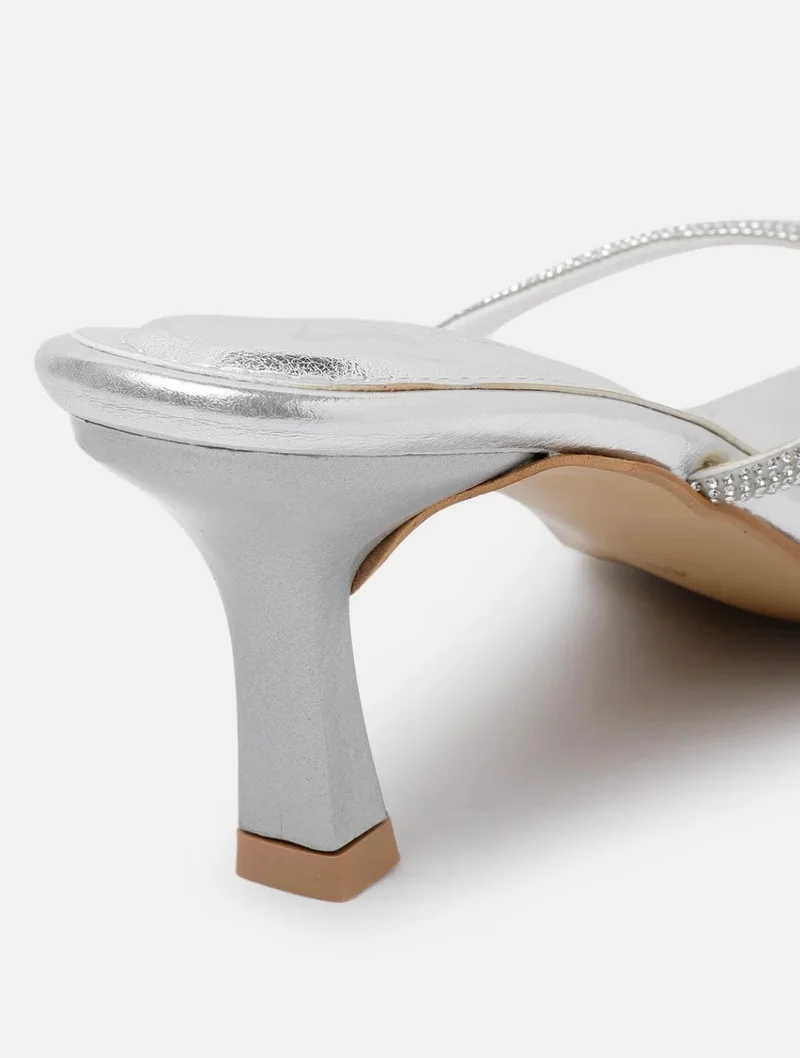 ZORIWORLD  Stardust Micro Crystals Sparkling High Heel Thong Sandal 3 Inch Heeled Premium Vegan All Day Comfort For Festive Celebrations, Party Looks for Women | Best Price UAE