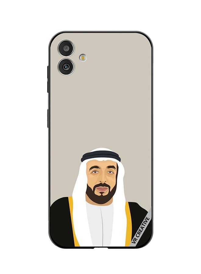 VR CREATIVE Protective Case Cover For Samsung Galaxy M13 5G Sheikh Khalifa Bin Zayed Bin Sultan Al Nahyan Design Multicolour - Image 1