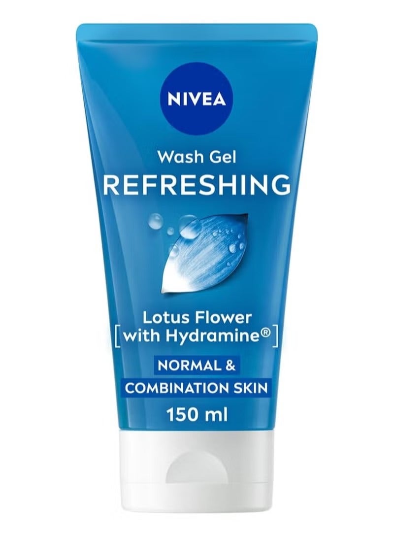Refreshing lotus flower and hydramine® scented wash gel – 150 ml