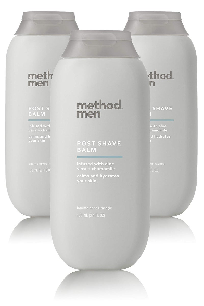 Method Men After Shave Balm for Post Shave Application, Sea + Surf, 3.4 Ounces, 3 pack - Image 1