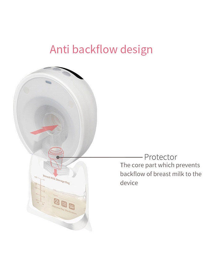 cmbear ZRX-0205 Wearable  Pump for feeding Portable Electric  Pump Hands Free 3 Modes 9 Suction Levels Low Noise 28mm Funnel with 24mm/21mm/19mm Funnel Inserts