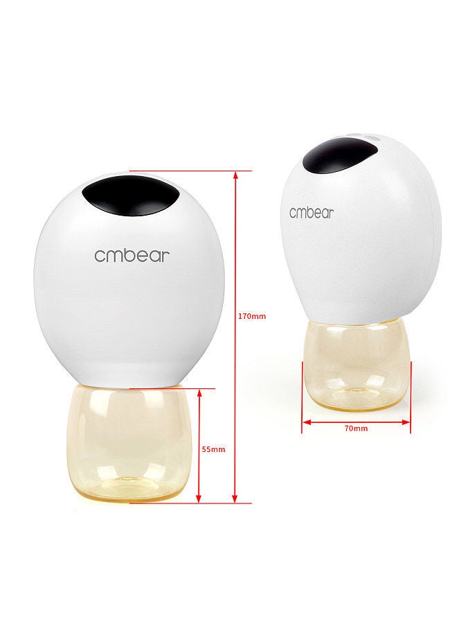 cmbear ZRX-0205 Wearable  Pump for feeding Portable Electric  Pump Hands Free 3 Modes 9 Suction Levels Low Noise 28mm Funnel with 24mm/21mm/19mm Funnel Inserts