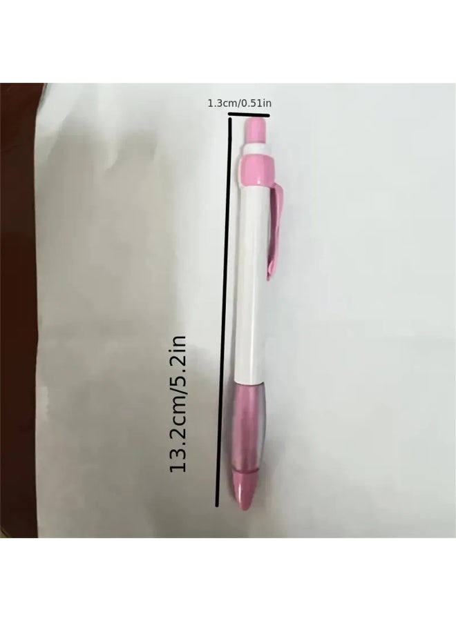 التوعيه بسرطان الثدي اقلام حبر جاف مجموعه من 6 اقلام بتصميم الشريط الوردي للتوعيه بسرطان الثدي  مناسبه  كهدية توعوية في المدارس أو حملات التوعية أو المستشفيات - Image 2