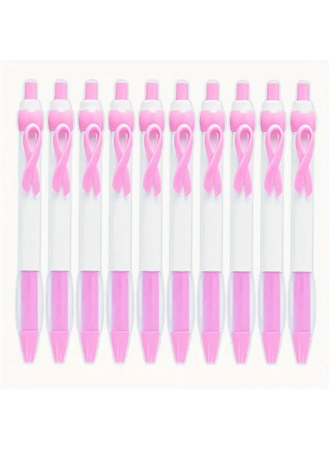 التوعيه بسرطان الثدي اقلام حبر جاف مجموعه من 6 اقلام بتصميم الشريط الوردي للتوعيه بسرطان الثدي  مناسبه  كهدية توعوية في المدارس أو حملات التوعية أو المستشفيات - Image 3