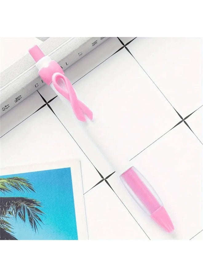 التوعيه بسرطان الثدي اقلام حبر جاف مجموعه من 6 اقلام بتصميم الشريط الوردي للتوعيه بسرطان الثدي  مناسبه  كهدية توعوية في المدارس أو حملات التوعية أو المستشفيات - Image 5