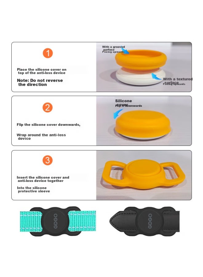 Gdgo Apple Special Locator Anti-lost Replacement For Airtag Cat Dog Pet Collar Neck Electric Vehicle Locator Waterproof Tag Anti-lost Device Mfi Certified - Image 2