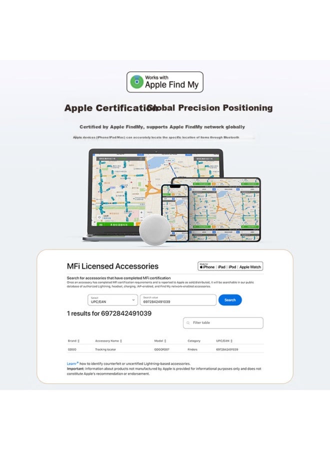 Gdgo Apple Special Locator Anti-lost Replacement For Airtag Cat Dog Pet Collar Neck Electric Vehicle Locator Waterproof Tag Anti-lost Device Mfi Certified - Image 3
