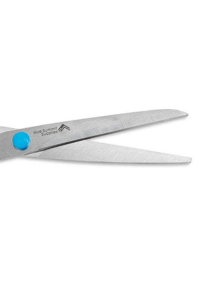 Blue Summit Supplies Blue Summit Supplies Multi Purpose Scissors, 8 Inch Household Shears with Comfort Grip, Sharp Scissors for Craft or Office, Assorted Colors, 30 Pack  - Image 2
