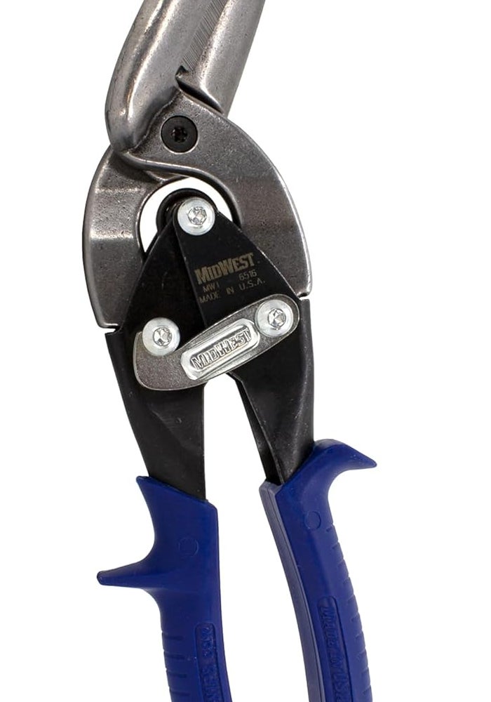 MIDWEST TOOL 3-INCH L-SHAPED SHEET METAL SHEARS - Image 1
