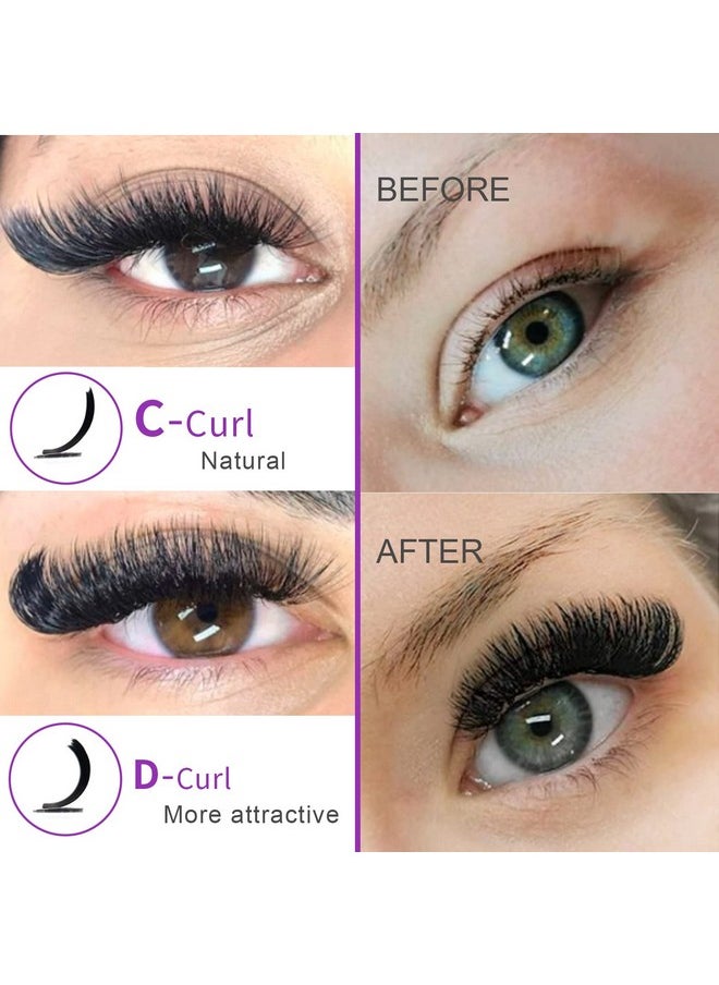 royaomis - 3D Fluffy Russian Strip Lashes, D Curl Lash Strips, Natural False Lashes Mink, Fluffy Eyelashes Mink, Natural Wispies Mink Eyelashes, Wispy Fake Lashes, Faux Mink Eyelashes Natural Look(6 Pairs) - Image 1
