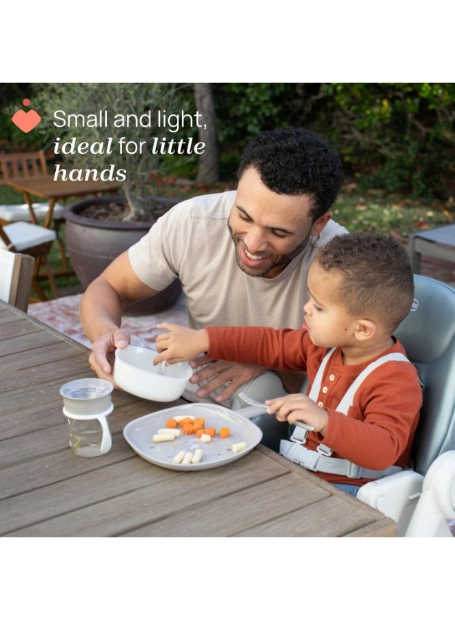 Chicco First Cutlery 12M+ Grey - Image 4